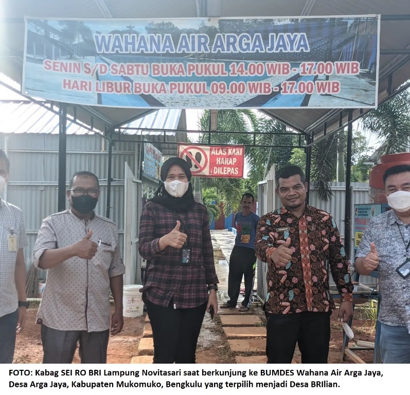 BRI Berperan Aktif Majukan Perekonomian Warga Desa di Bengkulu