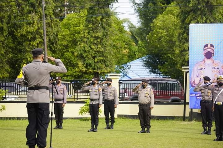 Polres BU Gelar Apel Pasukan Ops Keselamatan Nala 2022