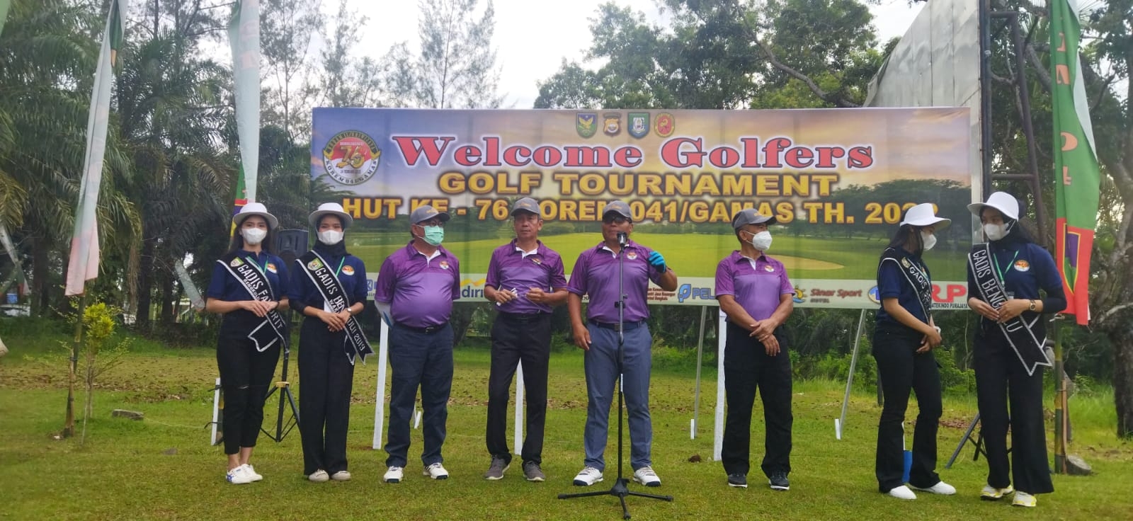 Tournament Golf HUT Ke-76 Korem 041/Gamas Ajang Silaturahmi Golfer Bengkulu