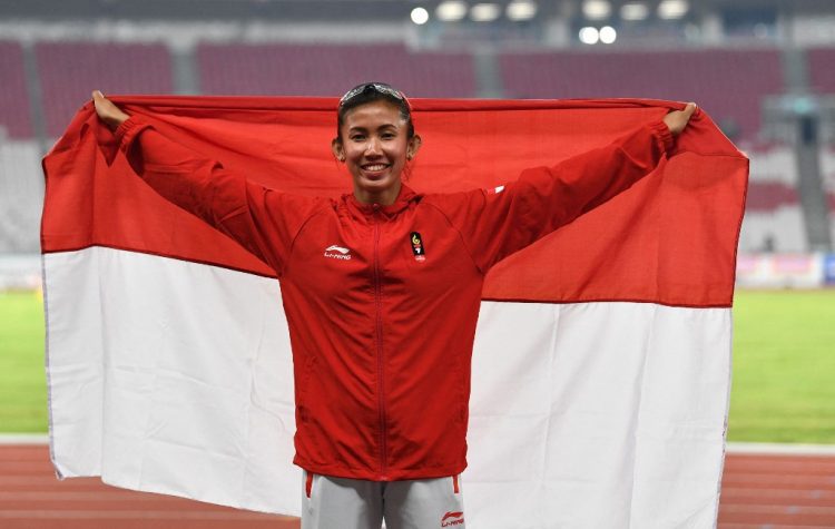 Sprinter Andalan Indonesia  Raih Emas di Singapura