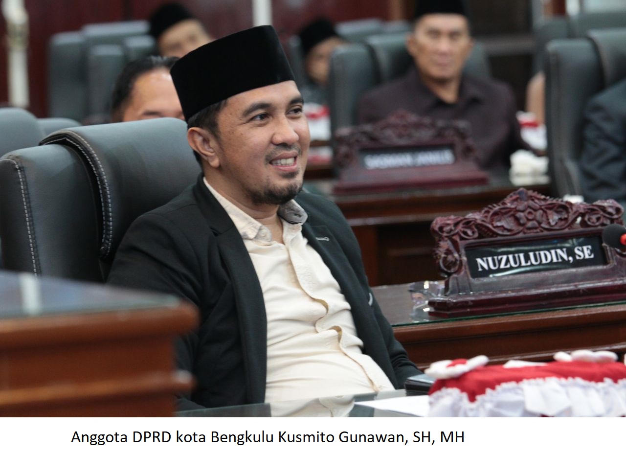 Kusmito Gunawan Ketua Pansus LKPj Walikota Bengkulu 2021