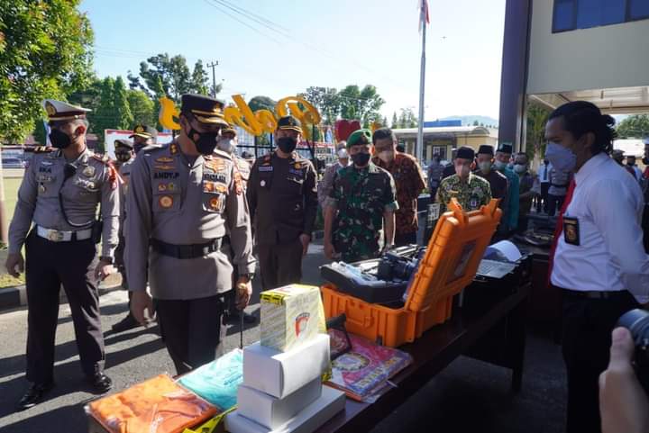 Polres Bengkulu Utara Gelar Apel Pasukan Operasi Ketupat Nala