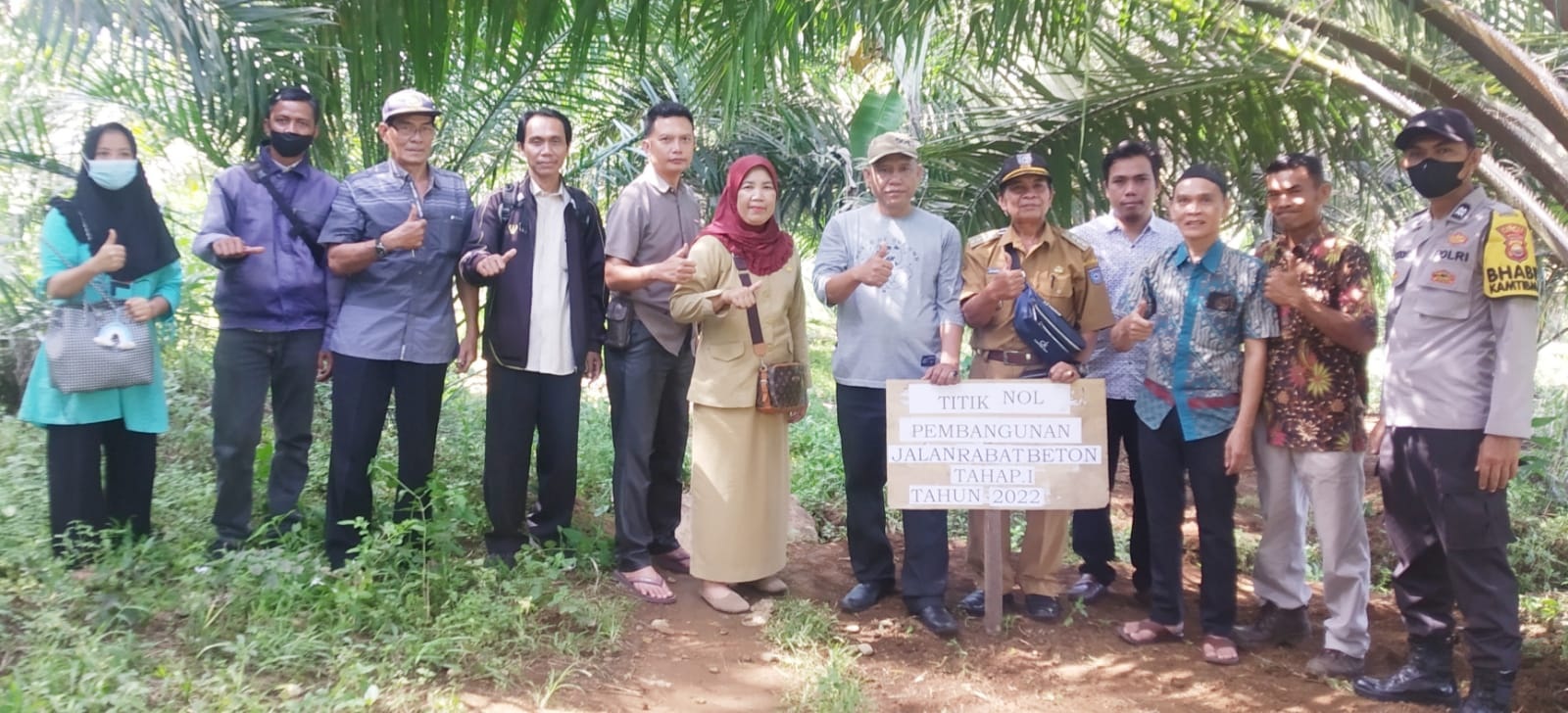 Simpang Ketenong Awali Pembangunan Dengan Titik Nol