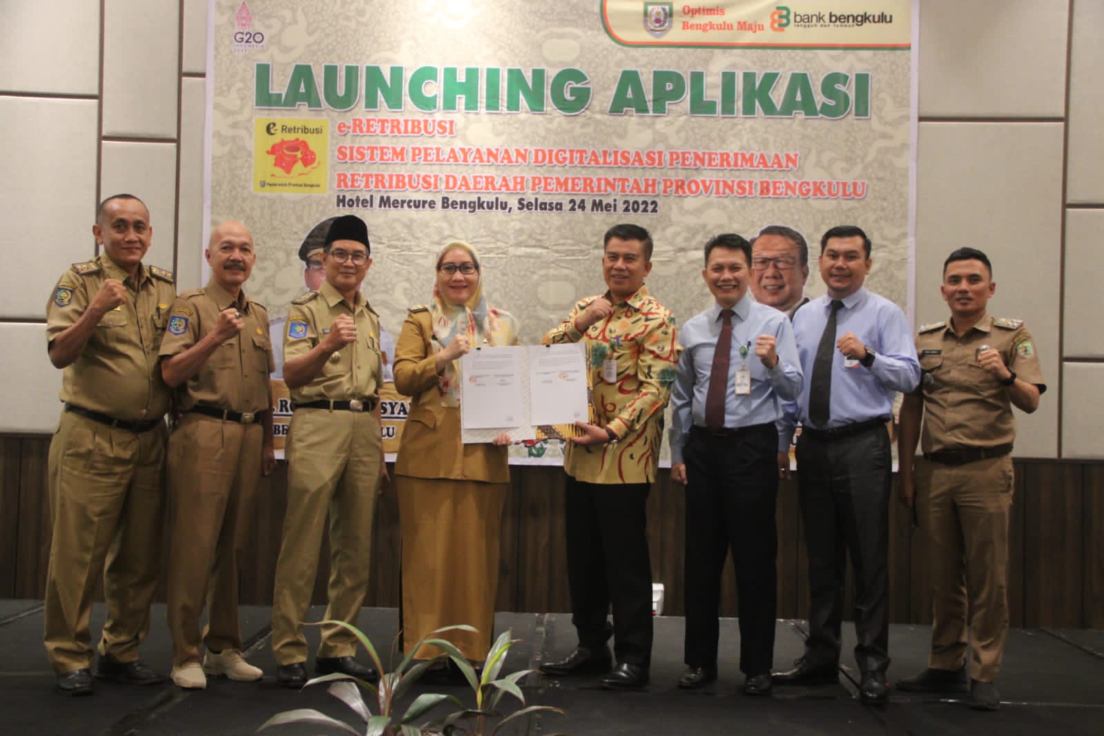 Diterapkan 1 Juni, Pemprov Bengkulu Launching e-Retribusi