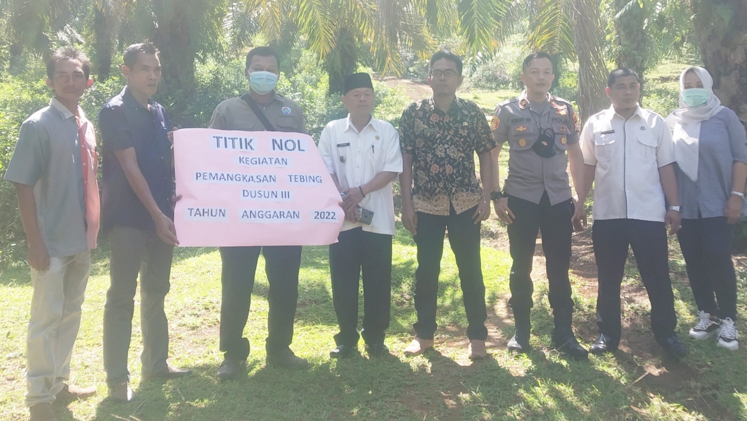 Pembangunan Desa Air Napal Ditandai Dengan Titik Nol