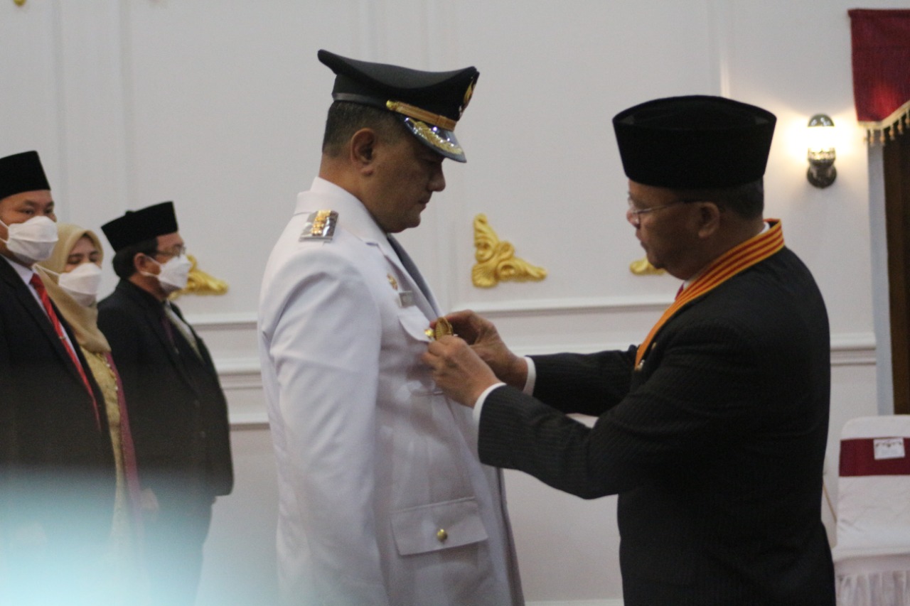 Gubernur Bengkulu Resmi Lantik Pj Bupati Benteng