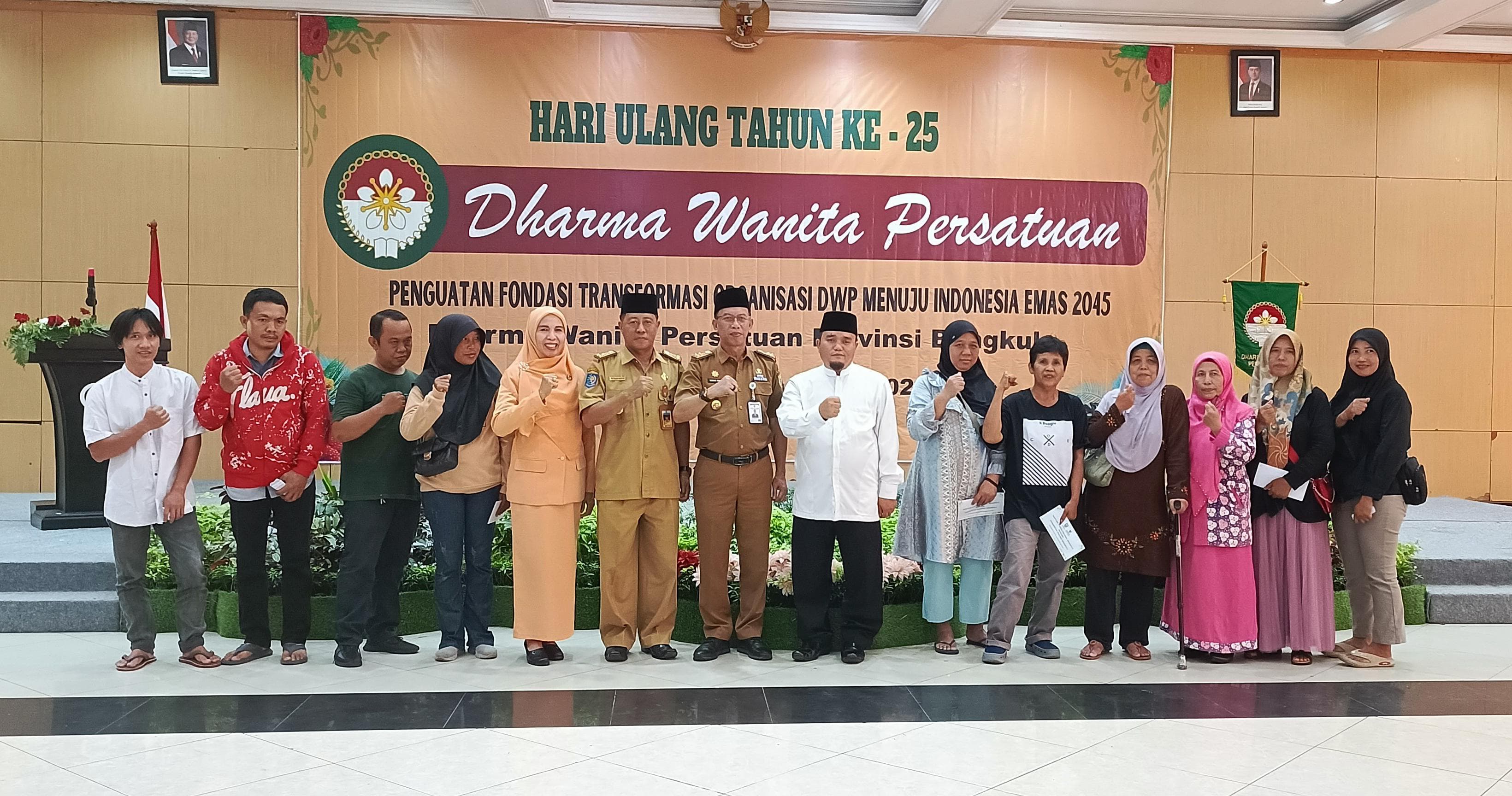 DP3APPKB Provinsi Bengkulu Dukung HUT Ke-25 Dharma Wanita Persatuan Tahun 2024