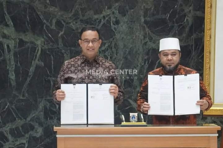  Walikota Bengkulu MoU bersama Gubernur DKI Jakarta  Anies Baswedan
