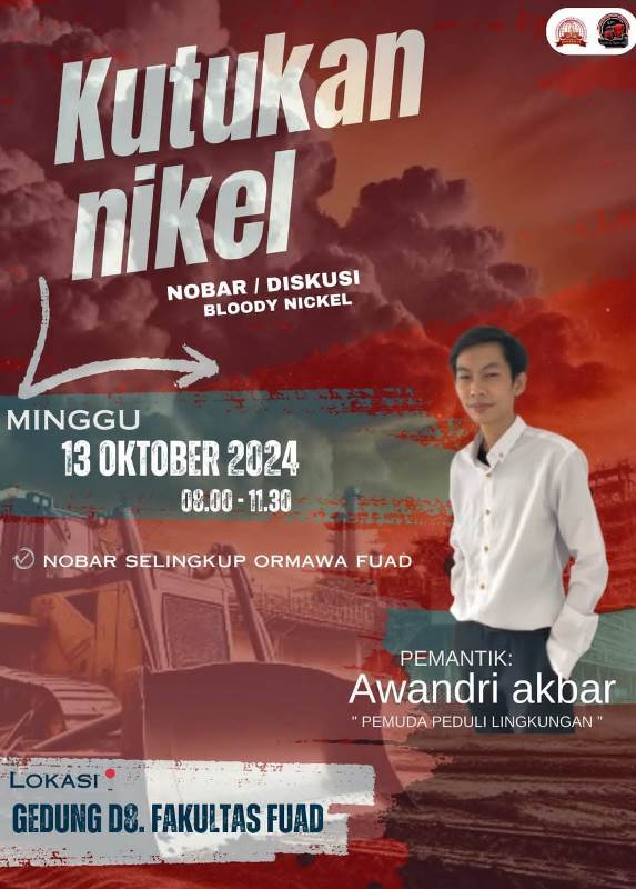 Besok, HMPS KPI UINFAS Bengkulu Selenggarakan Nobar dan Diskusi Film Kutukan Nikel