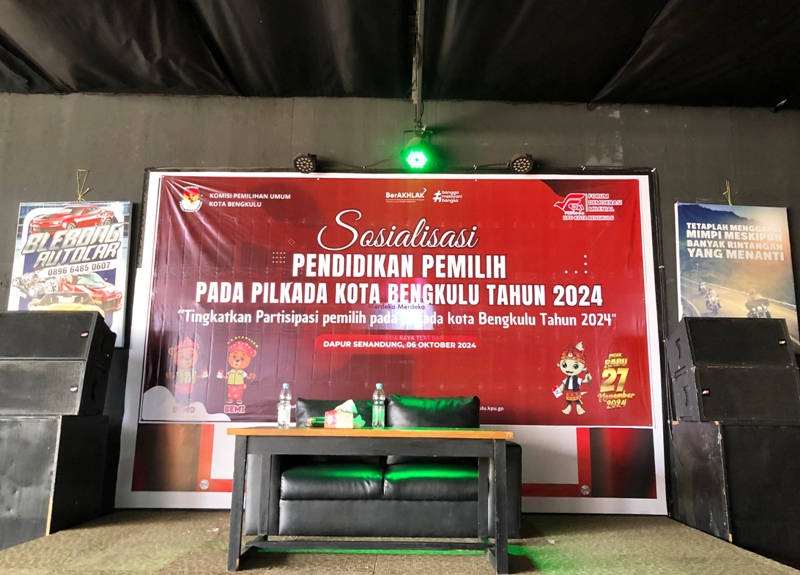 Hadapi Pilkada 2024, KPU Kota Bengkulu Gelar Sosialisasi   Pendidikan Pemilih 