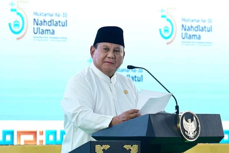 Presiden Prabowo : Jangan Lupakan Jasa Ulama
