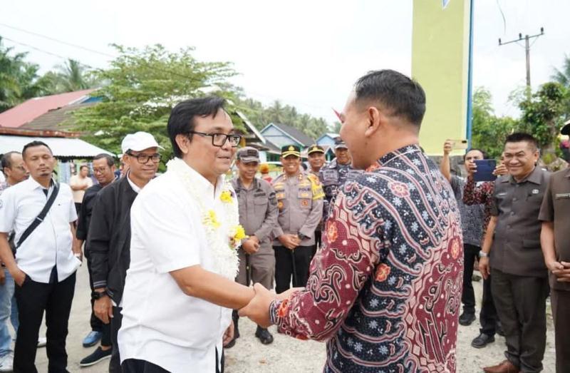 Luncurkan Pembangunan, Desa Penago I Layak Jadi Kampung Nelayan Merah Putih