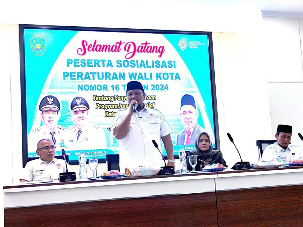Wawali Memastikan Pemkot Bengkulu Komitmen Memberikan Jaminan Sosial Ketenagakerjaan Bagi Pekerja