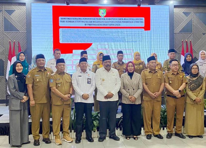 Wakil Walikota Bengkulu Ikut  Rembuk Stunting Tingkat Provinsi Bengkulu