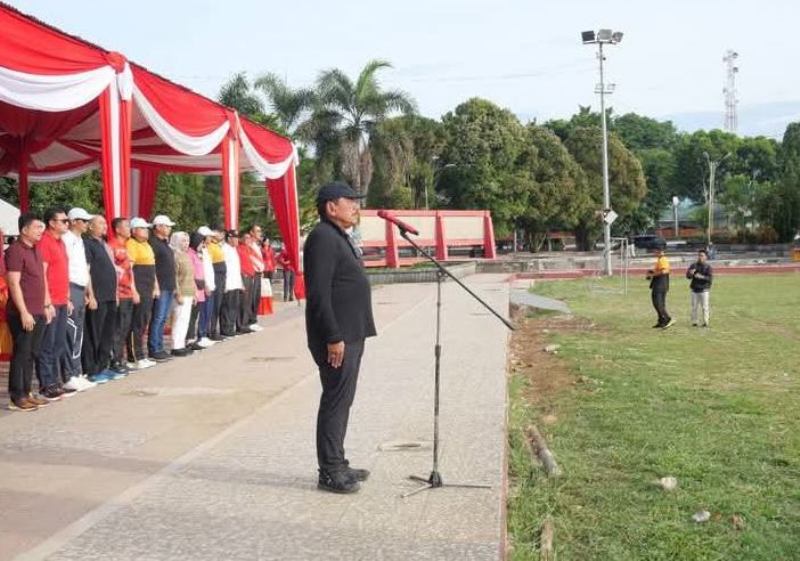 Bupati  Mian Pimpin Apel Pagi dan Senam Sehat Bersama