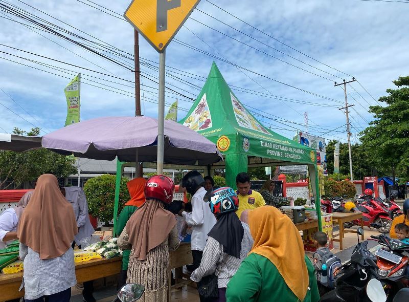  Stabilkan Harga Pangan, Dinas Ketahanan Pangan Provinsi Bengkulu Gelar Gerakan Pangan Murah
