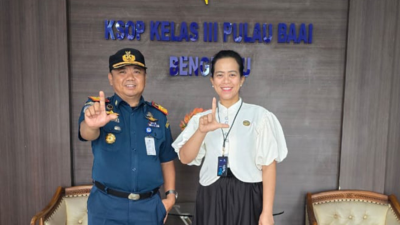 Kepala Jasa Raharja Bengkulu Kunjungi KSOP Kelas III Pulau Baai Bengkulu, Ini Tujuannya 