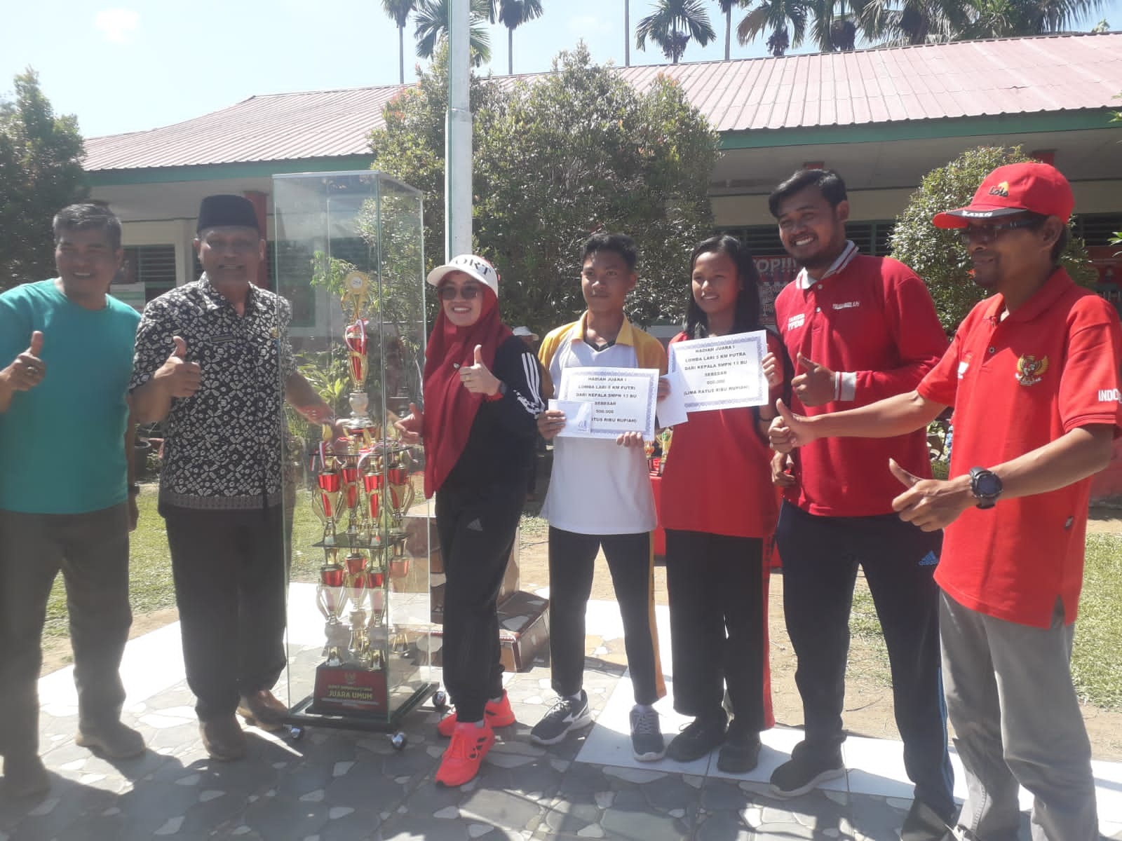 SMPN 13 Bengkulu Utara  Juara Umum,  Giat MKKS SMP  Resmi Ditutup