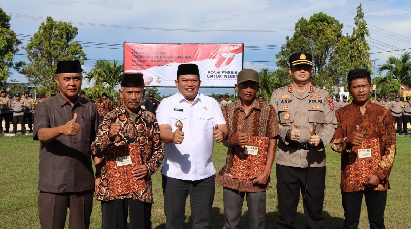 Poskamling Bukit Peninjauan II Sukaraja Juara Pertama