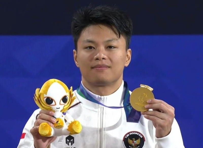 Pecah Rekor Dunia, Rahmat Erwin Raih Emas Kedua di Asian Games 2026