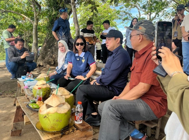 Didampingi Walikota, Wamenpar dan Rombongan  Kunjungi  Objek Wisata Danau Dendam Tak Sudah