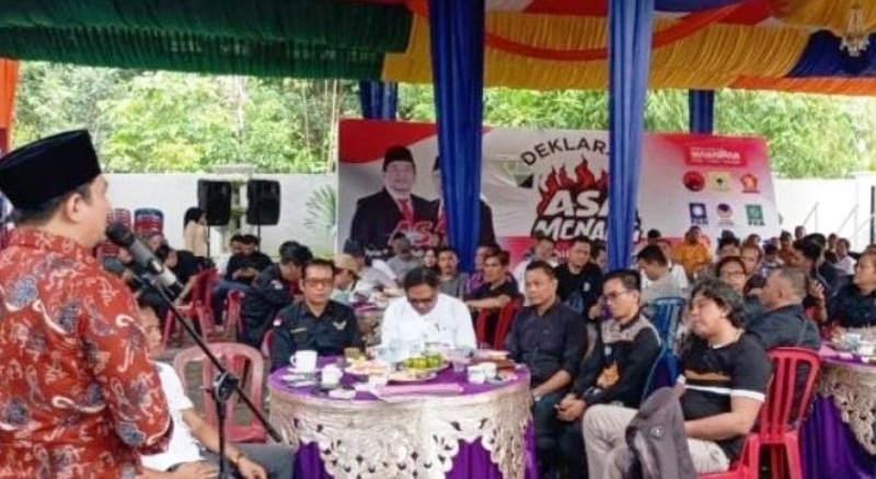 Arie Septia Adinata Ramah Tamah   dengan Insan Pers Bengkulu Utara , Berharap Menang Lawan Koko