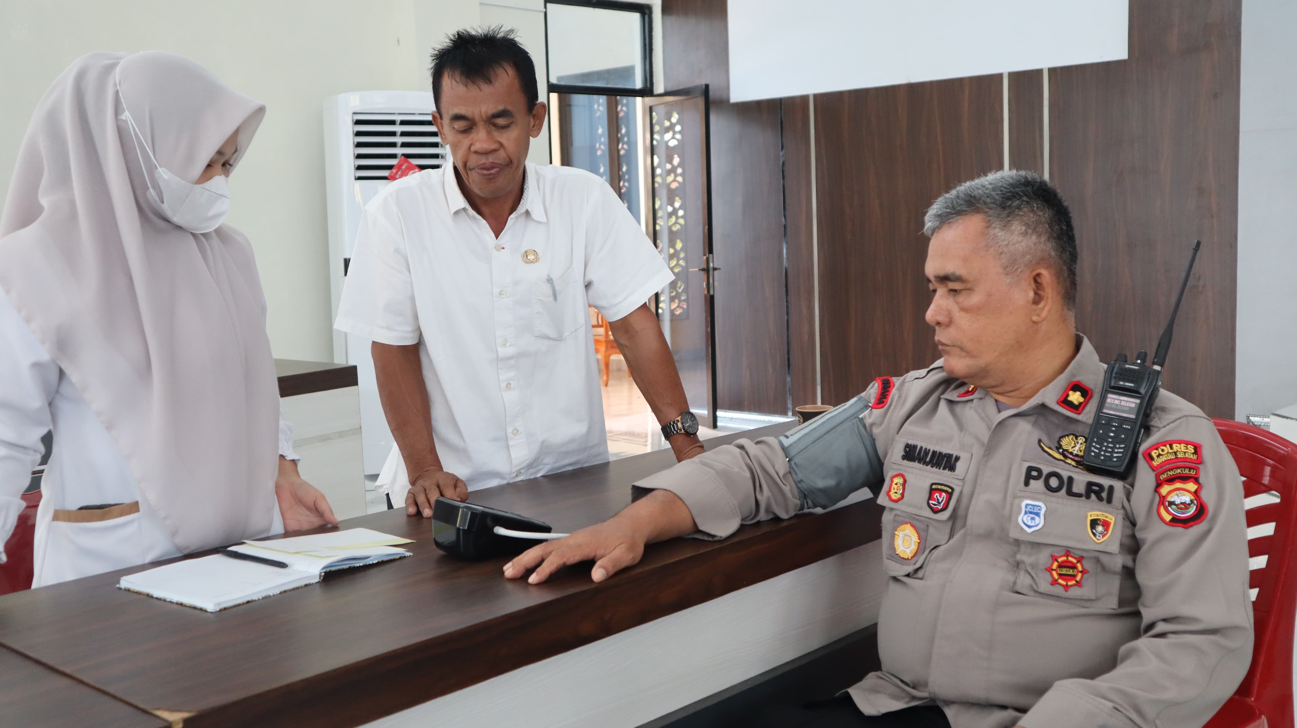 HUT Humas Polri, Polres Bengkulu Selatan Lakukan Donor Darah 