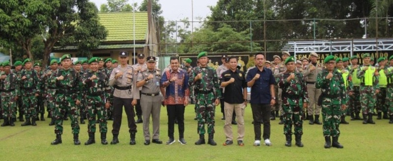 Sinergi dan Koordinasi, Kodim 0423 Bengkulu Utara Gelar Apel Siaga Pilkada 2024