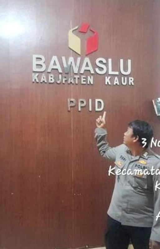 Bawaslu Kaur Serahkan Scan C 1 Salinan ke Bawaslu Provinsi Bengkulu 