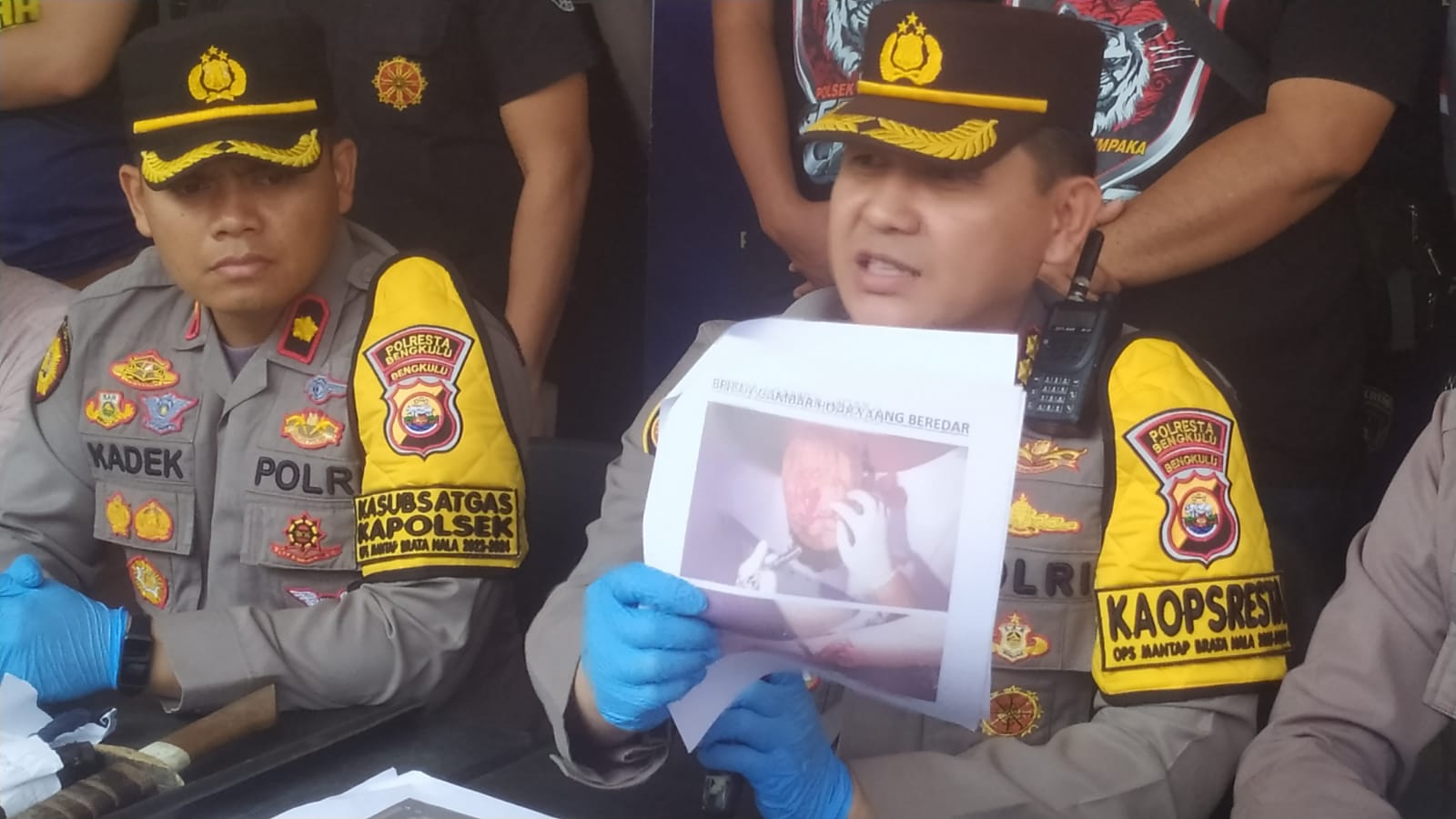 Awas Poto dan Video Hoax Korban Begal di Kota Bengkulu Beredar, Ini Contohnya