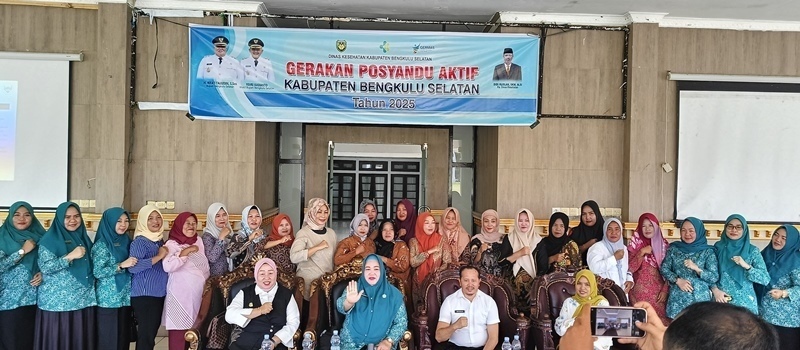 Dinas Kesehatan  Bengkulu Selatan Laksanakan Gerakan Posyandu Aktif
