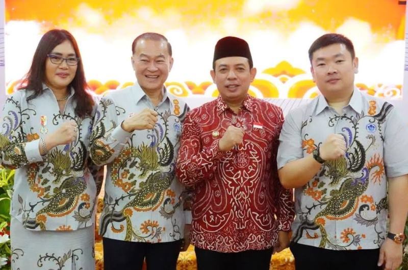 Baby Hussy Kembali Terpilih jadi Ketua Umum PSMTI , Walikota Hadiri Pelantikannya