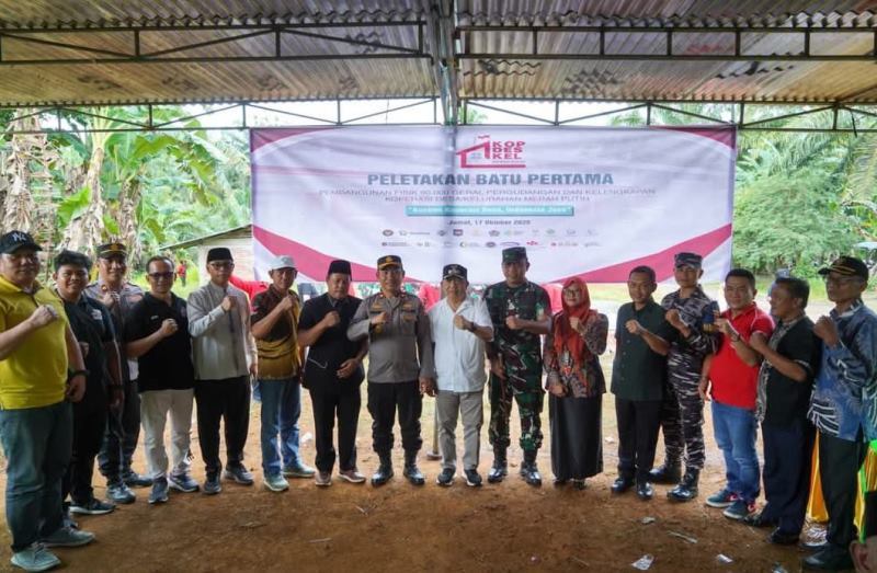 Peletakan Batu Pertama, Pembangunan 80 Ribu Gerai dan Pergudangan Koperasi Merah Putih Dimulai