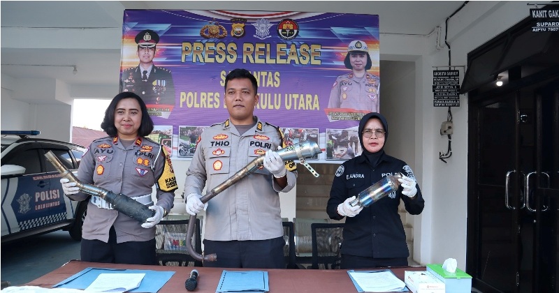 Sat Lantas Polres Bengkulu Utara   Jaring Ratusan Pelanggar Lalu Lintas