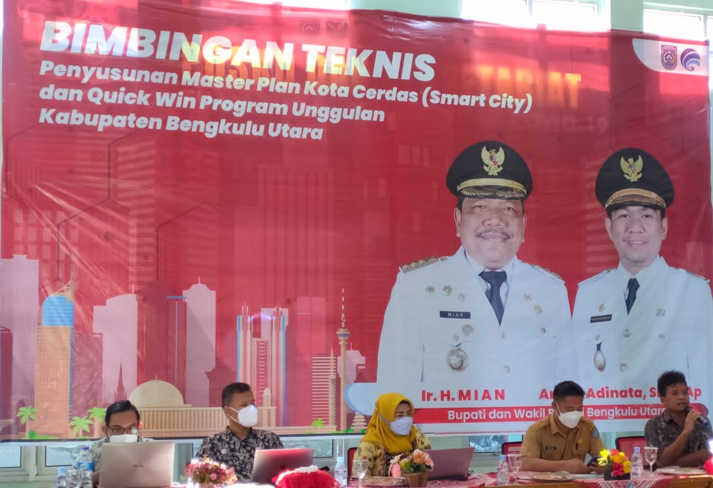 Bimbingan Penyusunan Master Plan Smart   City Tahap II Dibuka Kadis Kominfo BU