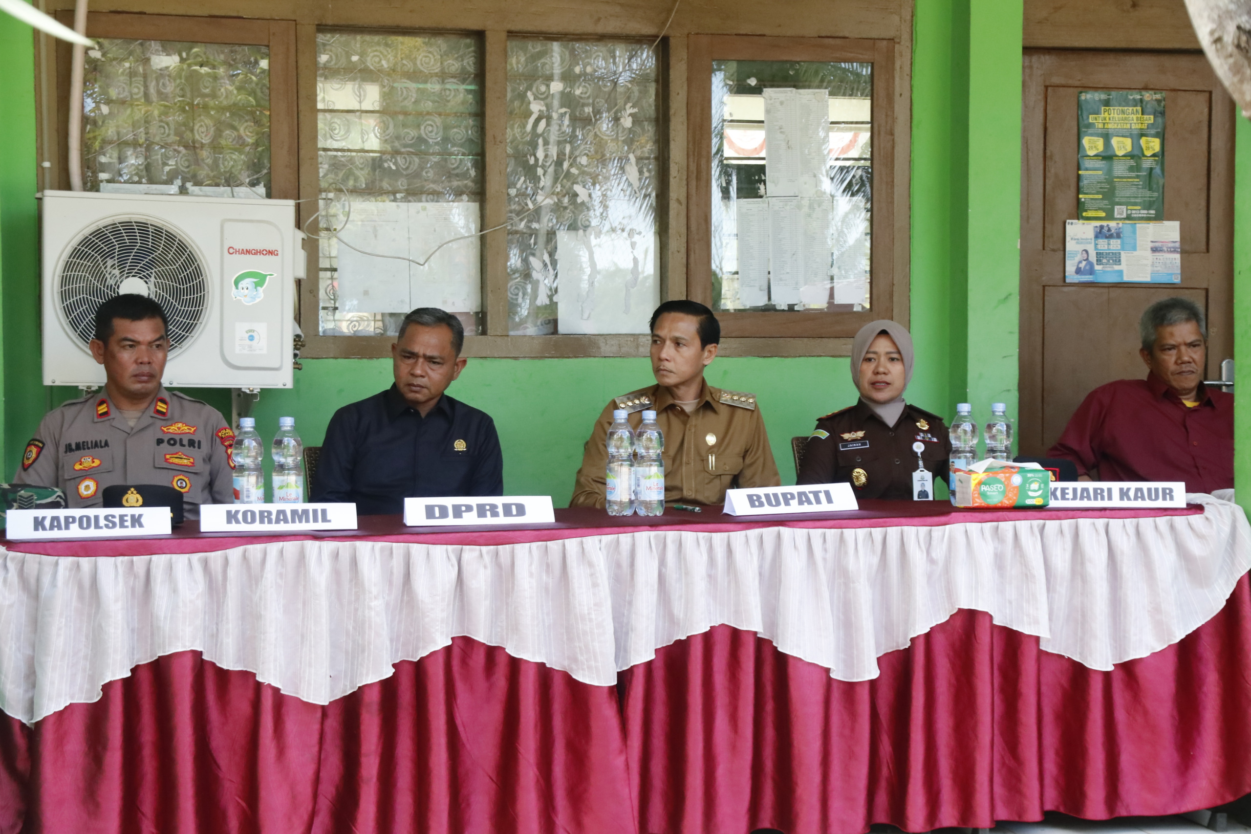 Bupati Kaur Launching Program Makan Bergizi Gratis di SMAN 2 Kaur