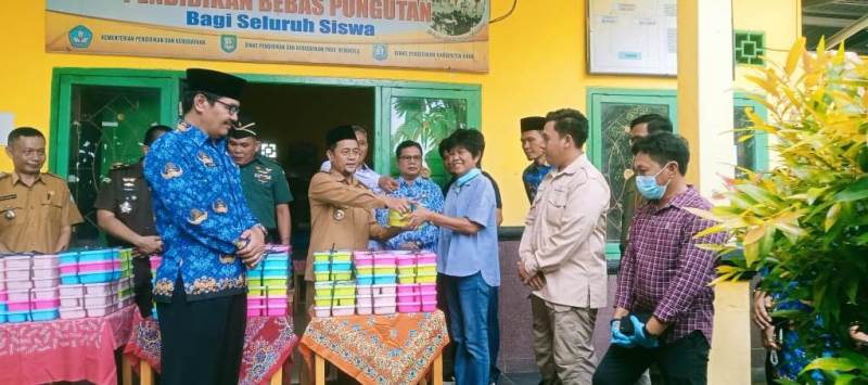 Sasar 469 Murid,  Launching Makan Bergizi Gratis di Kabupaten  Kaur Sukses