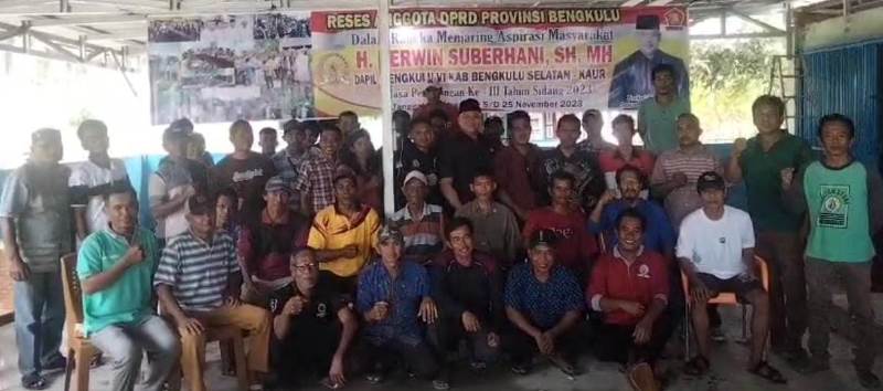 Anggota DPR Provinsi Bengkulu Tampung Aspirasi Masyarakat Tebing Rambutan