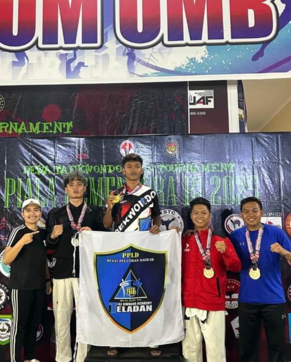 Personel Polres Kaur Raih Juara 3 Kejuaraan Taekwondo Piala Kemenpora RI 2025