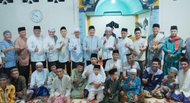 Bukan Agenda Safari Ramadan Pemkab Bengkulu Utara, Wabup Arie Silaturahmi di Masjid Baitul Mu'minin Selolong