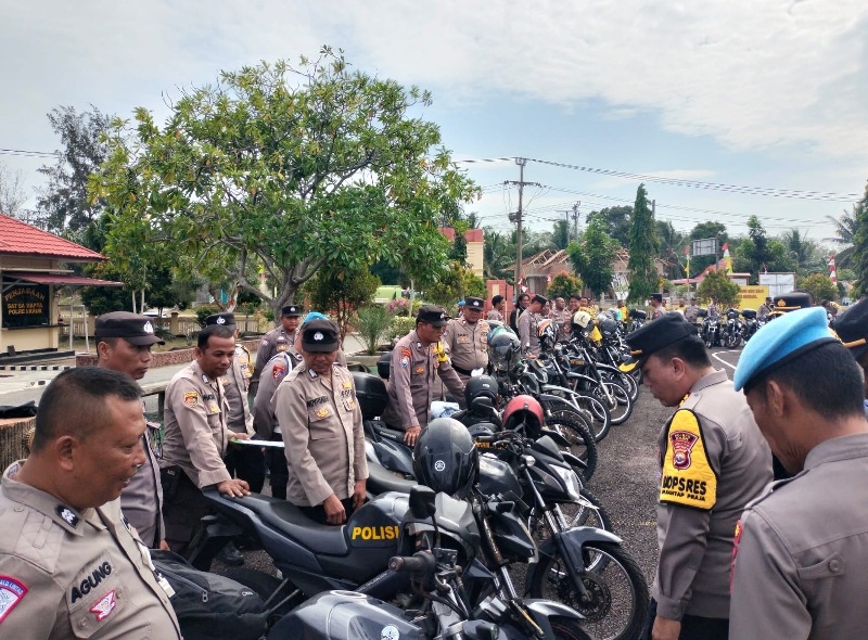 Kapolres Kaur Cek Kendaraan Operasional  Anggota, Ini Hasilnya