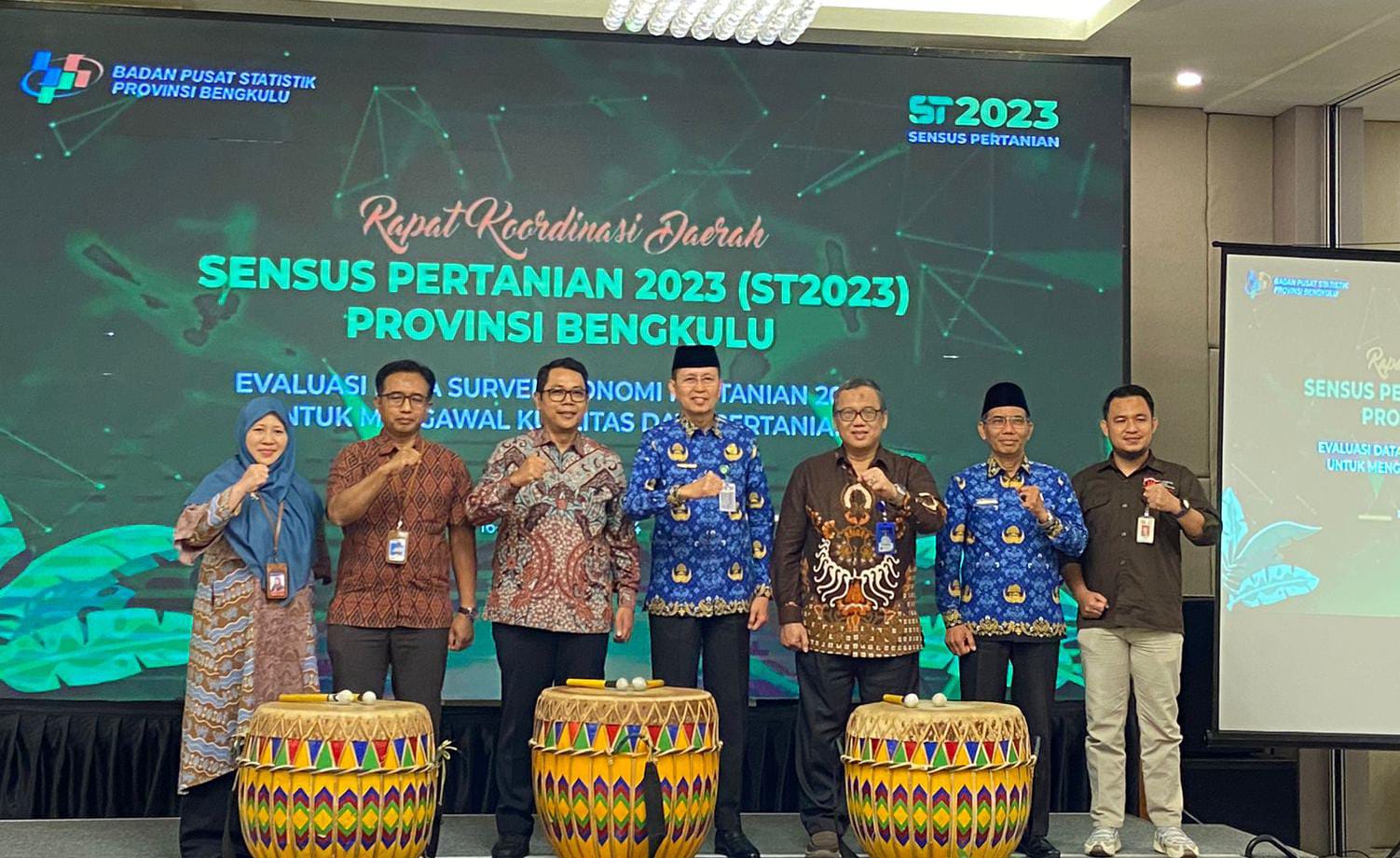 Rakorda ST2023 Bengkulu: Evaluasi dan Harmonisasi Data Pertanian untuk Kebijakan 2025