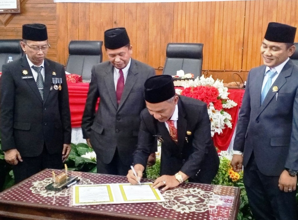 Saat Sertijab Bupati dan Wakil Bupati Kaur Periode 2025-2030, Ini Pesan  Abdul Hamid  