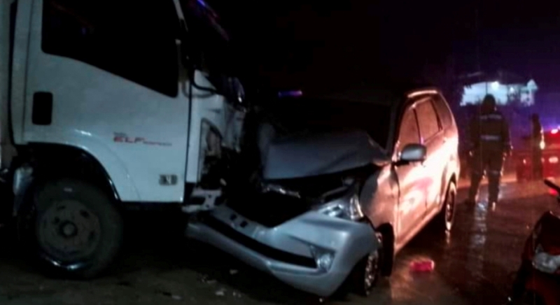 Sopir Mobil Truck VS Avanza  di Desa Niur Sudah Diamankan