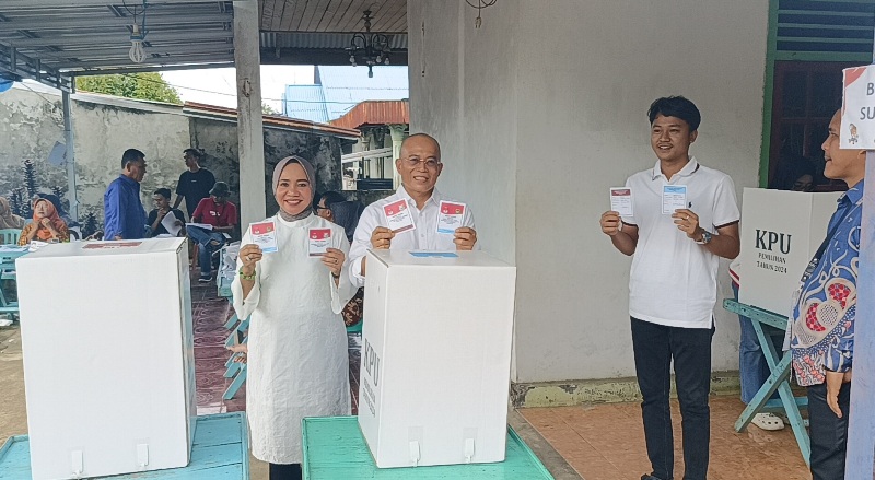 Usai Nyoblos Diri Sendiri, Gusnan Mulyadi Yakin Terpilih Lagi Jadi Bupati Bengkulu Selatan