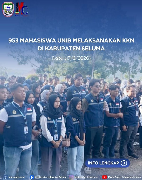 953 Mahasiswa Universitas Bengkulu KKN di Seluma