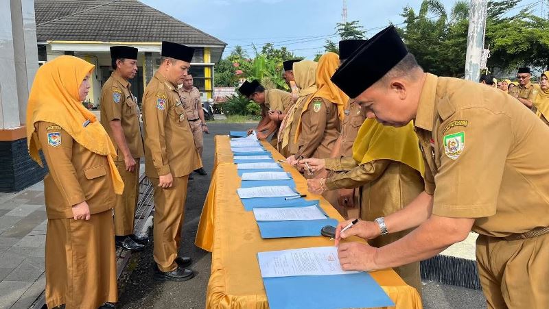 Komitmen Anti-Pungli, ASN TPHP Provinsi Bengkulu Teken Janji Integritas