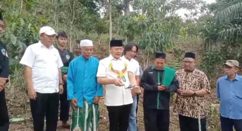  Gubernur Bengkulu Letakan Batu Pertama Pembangunan  Gedung Organisasi Pagar Nusa di Pasar Jum'at 