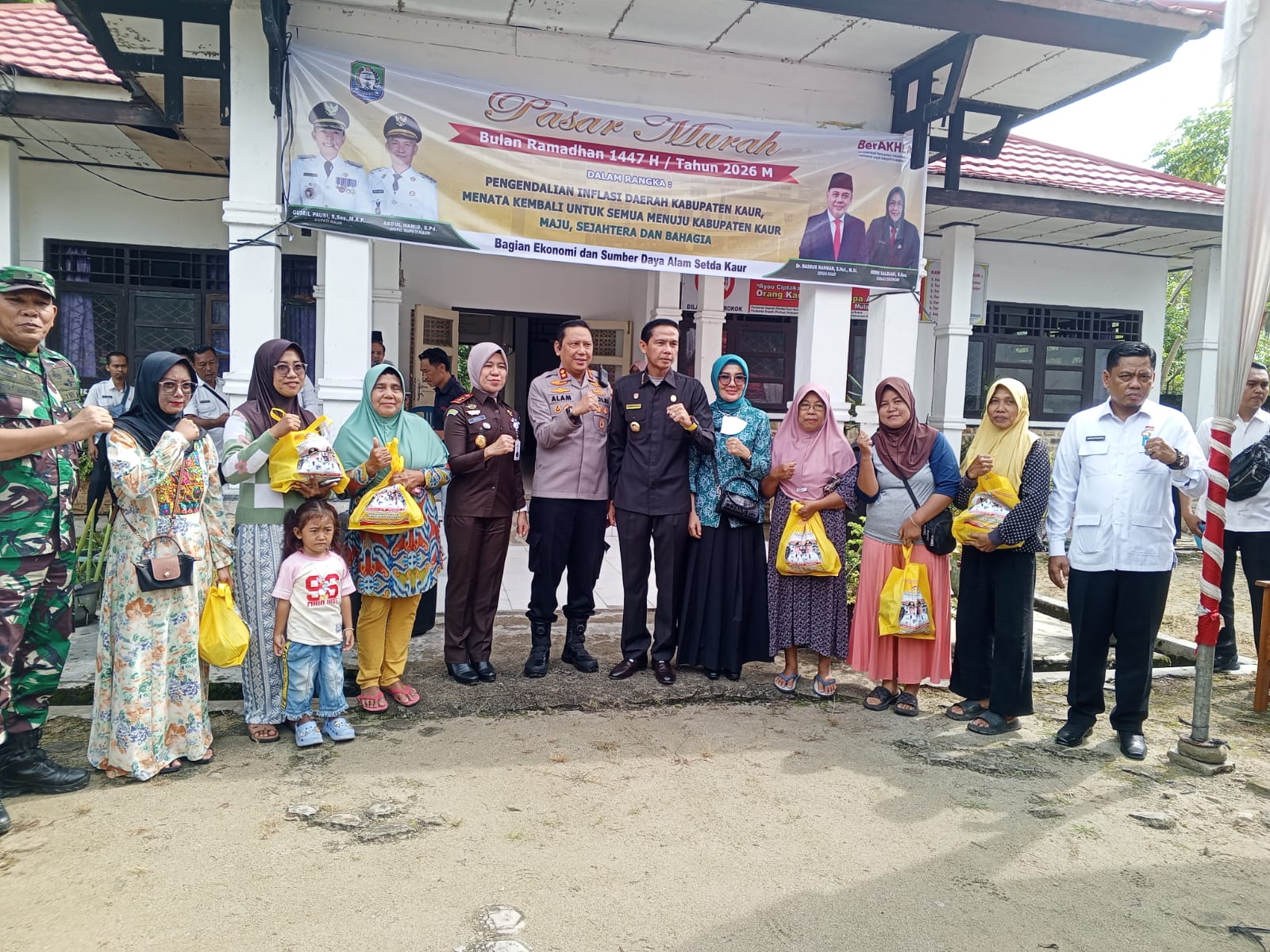 Pasar Murah di Mulai, Pemda Kaur Pangkas Harga hingga 20 Persen dari Pasaran 