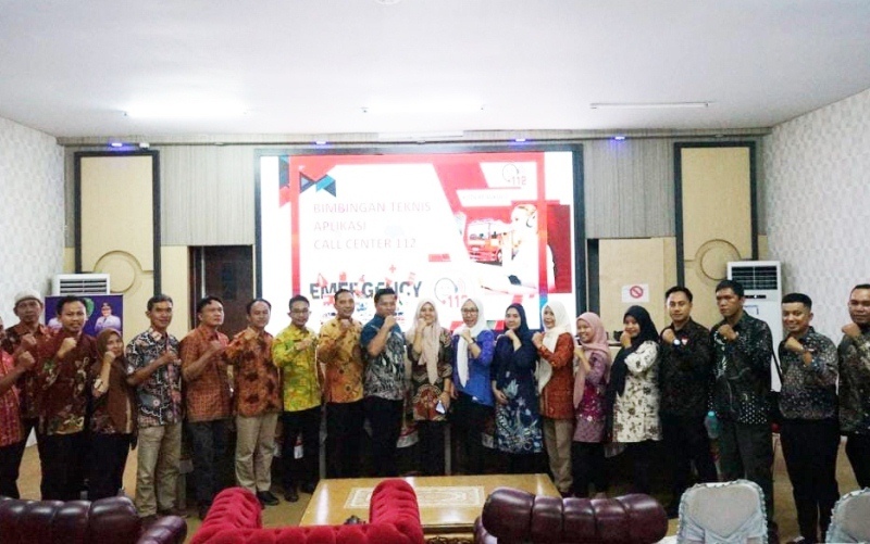 Bersama PT DSI, Dinas Kominfo Adakan Bimtek Kepada Operator Call Center 112 